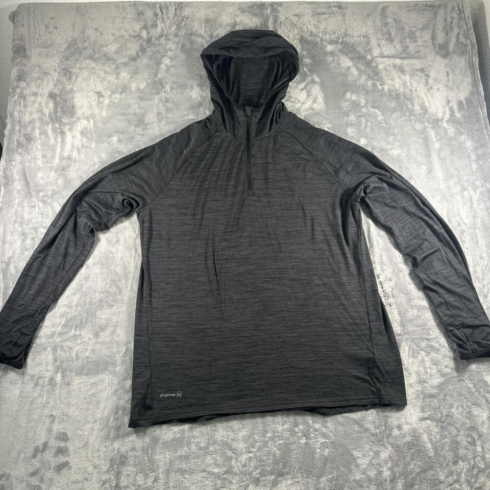 Grey Russell training fit 1/4‎ zip hoodie